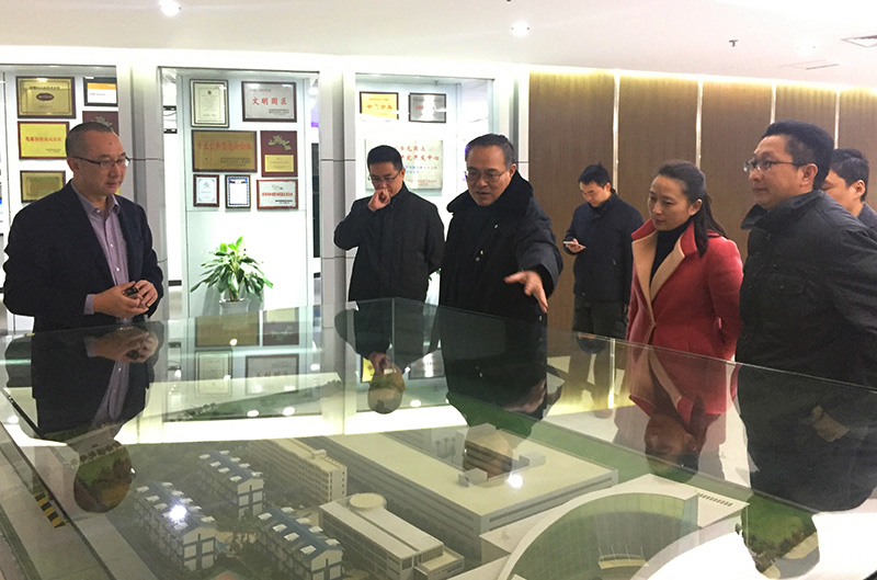 吴主席一行了解和关切mk体育公司园区建设