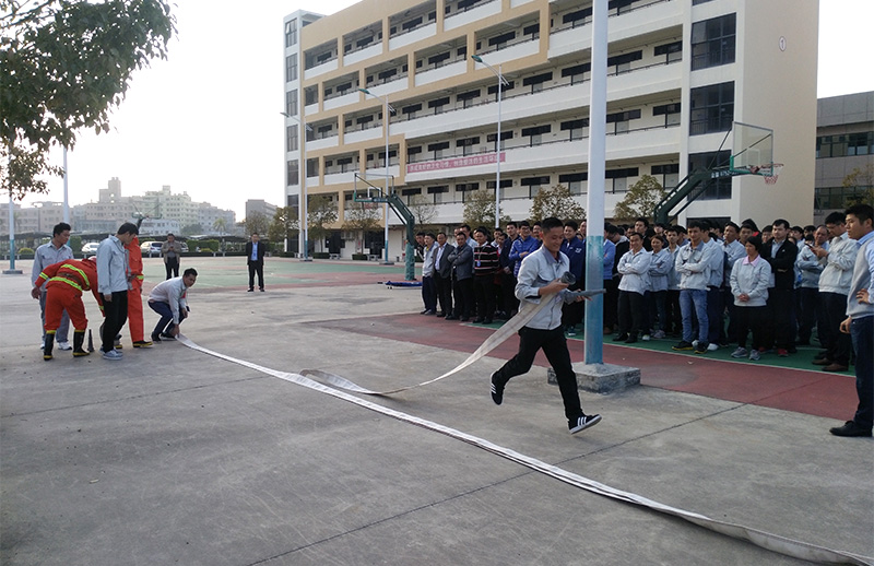 mk体育公司惠南工厂开展消防疏散演练活动