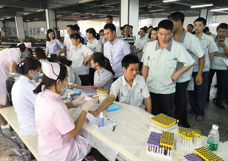 mk体育公司开展2018年员工大型体检活动