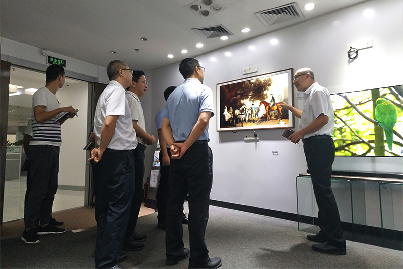 坂田街道党工委书记初庆同志一行莅临mk体育走访调研