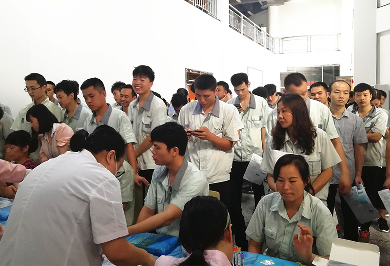 mk体育公司开展2019年员工大型体检活动